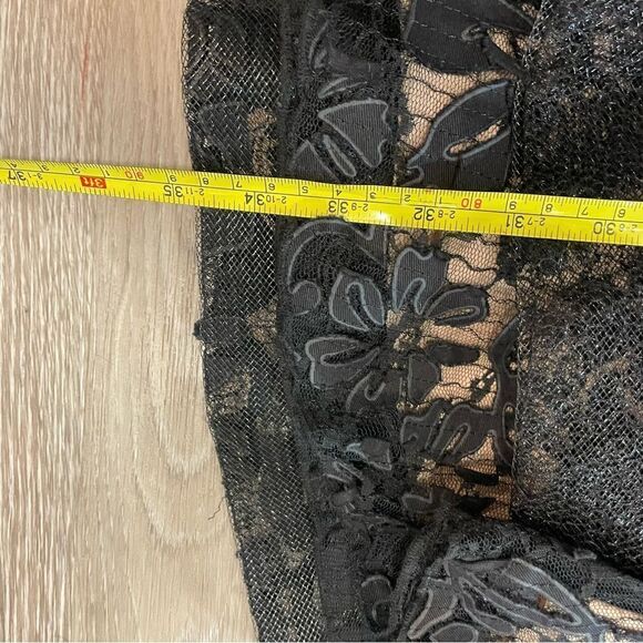 Chelsea Black Lace Mini Dress Cocktail Prom Formal Dress sz S - Picture 10 of 11